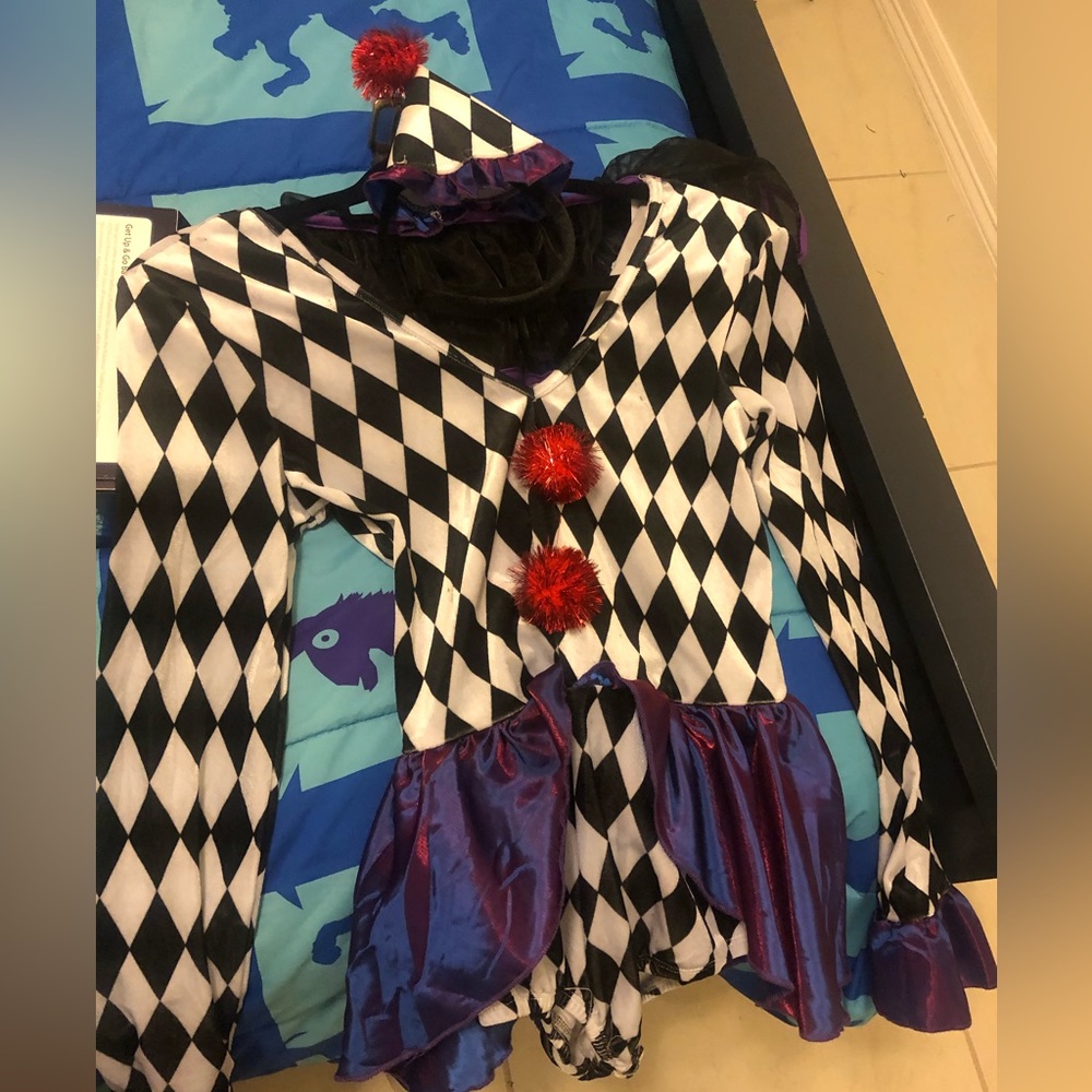 Medium sized clown costume